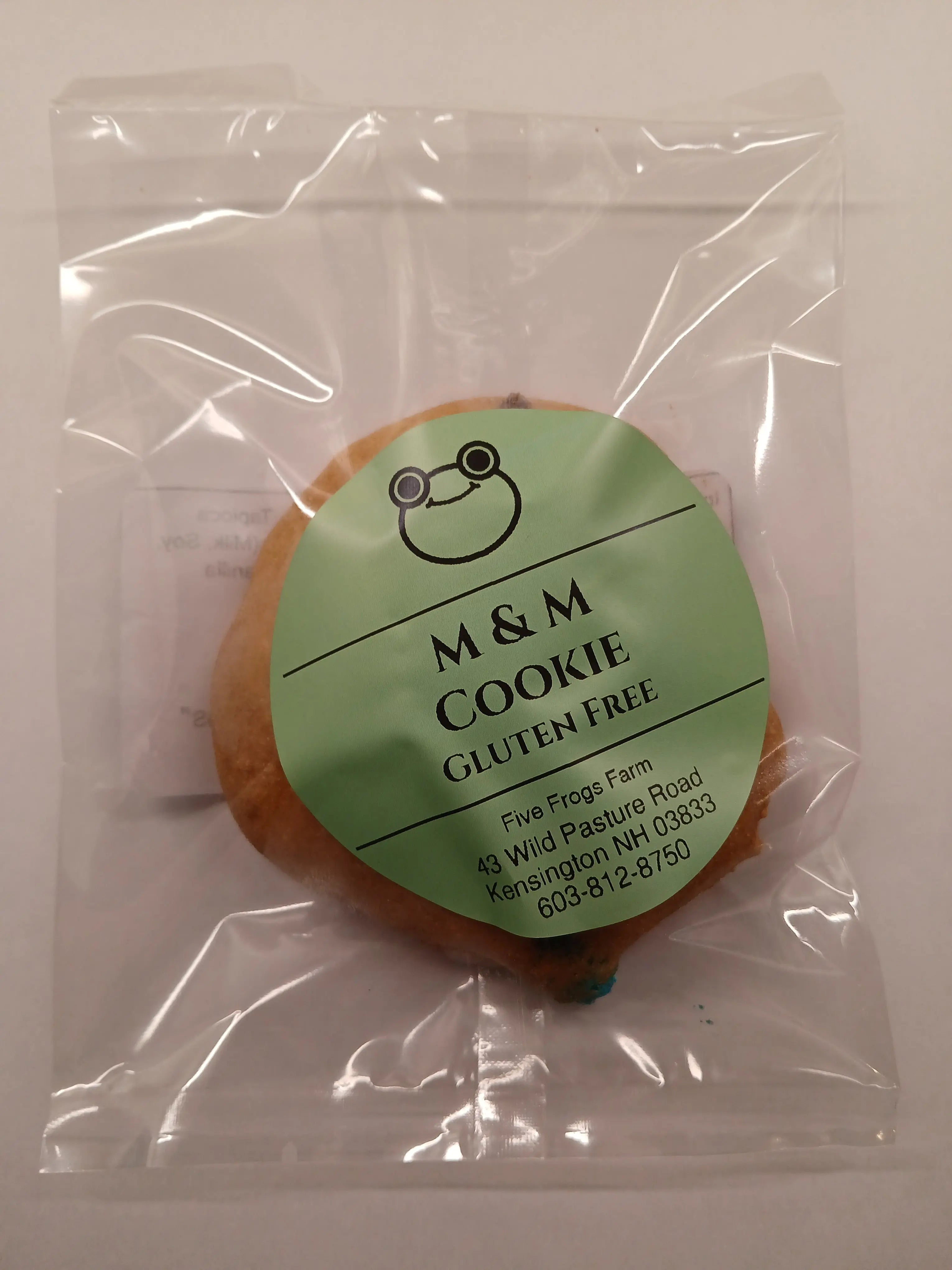 Gluten-Free M&M Cookies - 6 Pack - Baked Fresh - Shipped Nationwide - Five Frogs Farm