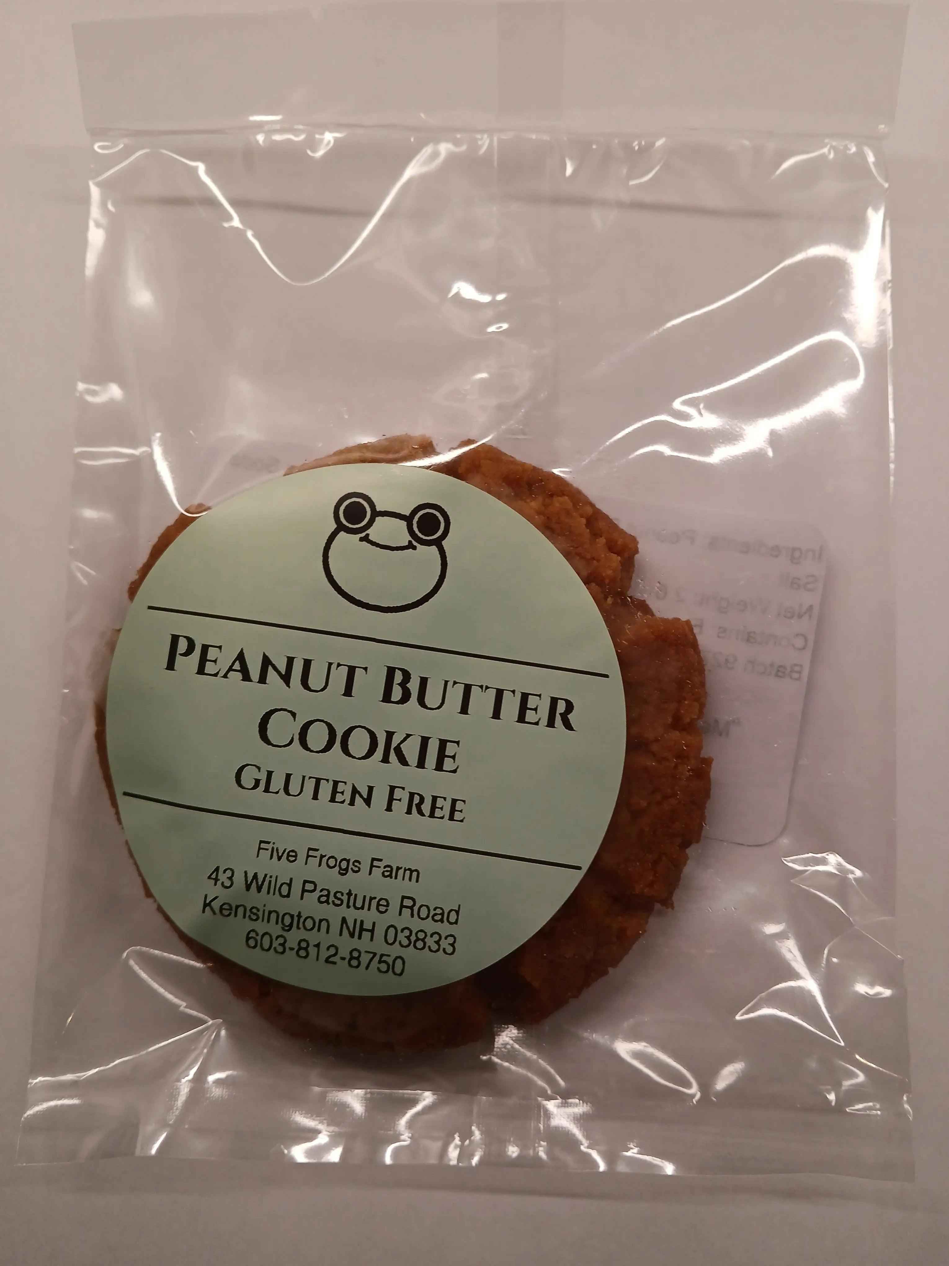 Peanut Butter Cookies - 6 Pack - Baked Fresh - Shipped Nationwide - Five Frogs Farm