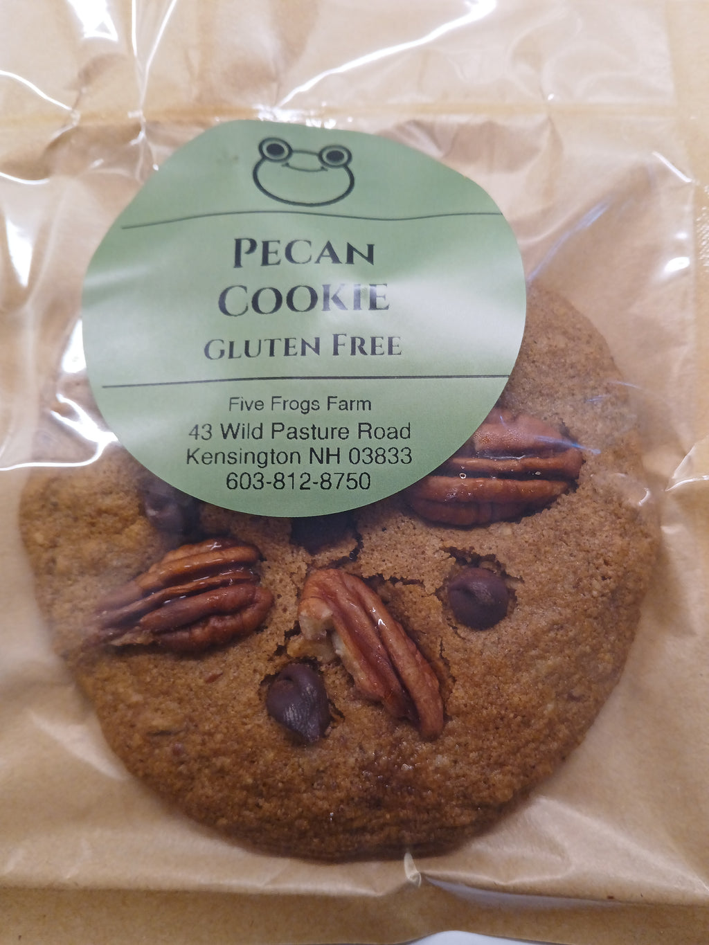 Gourmet Pecan Cookies – Gluten-Free - Baked Fresh - Shipped Nationwide - Pack of 4 - Five Frogs Farm