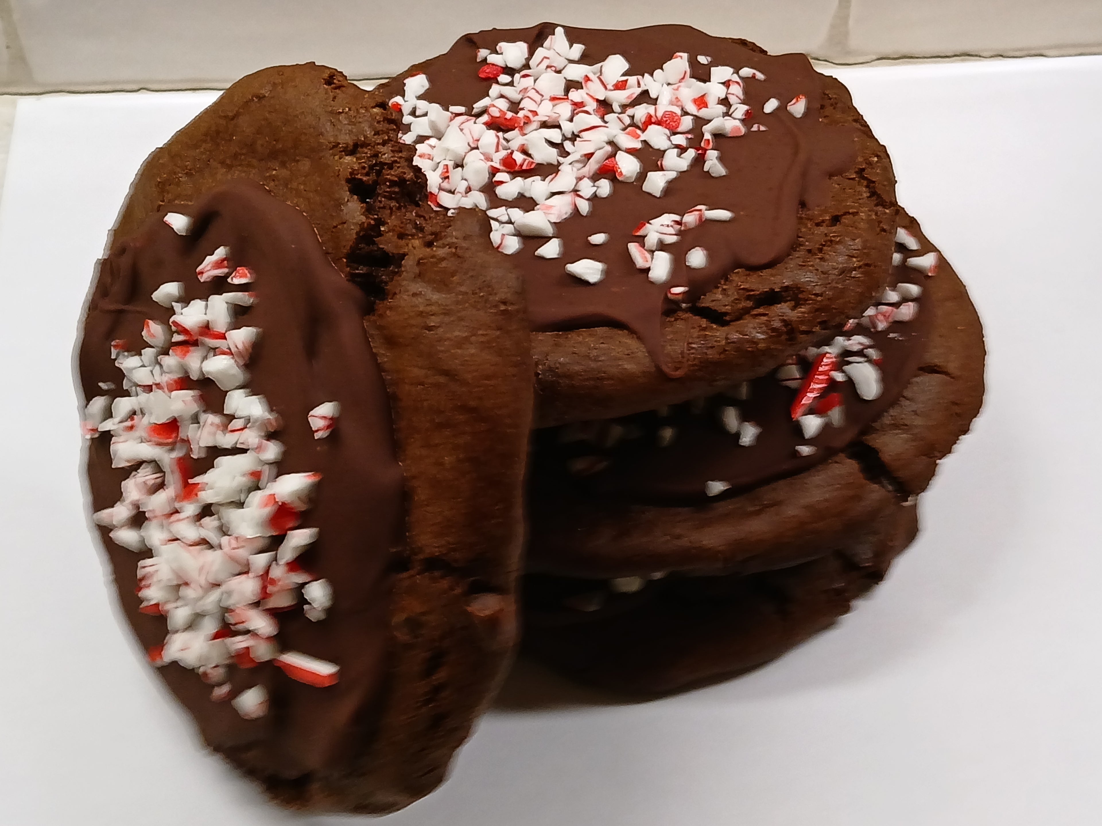 gluten-free chocolate peppermint cookies