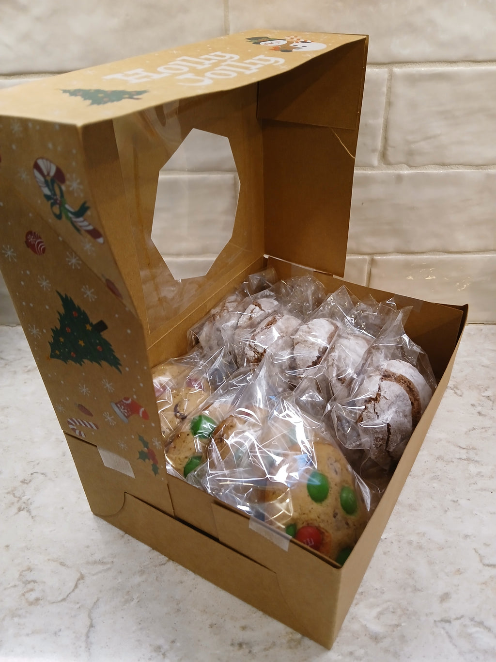 Gluten-Free Christmas Cookie Gift Box