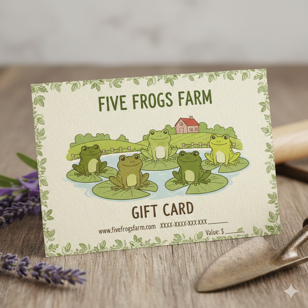 Five Frogs Farm Gift Card